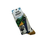 جوراب ساق بلند برند SOCK STREET طرح مینیمال