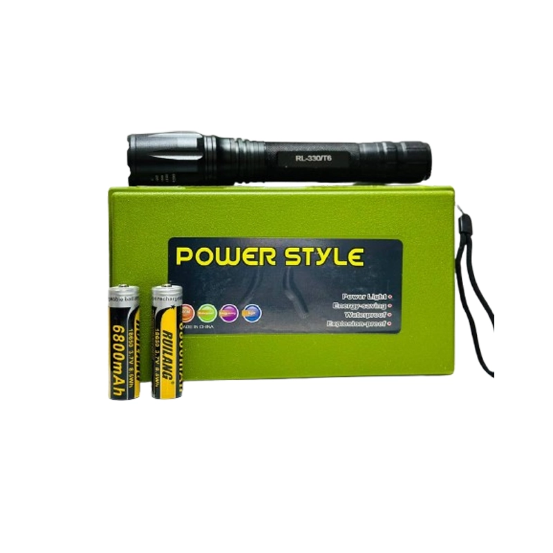چراغ قوه پلیسی RL 330 T6 پاور استایل دو باتری خشاب خور