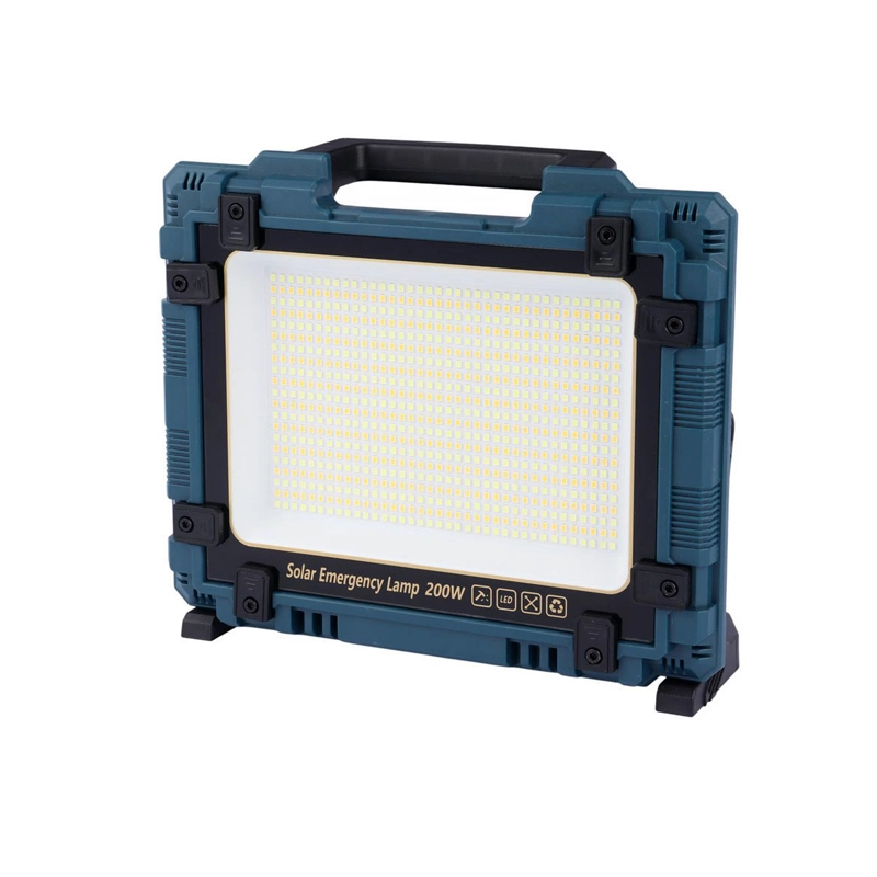 پروژکتور سیار شارژی و پاور بانک خورشیدی W8109-1